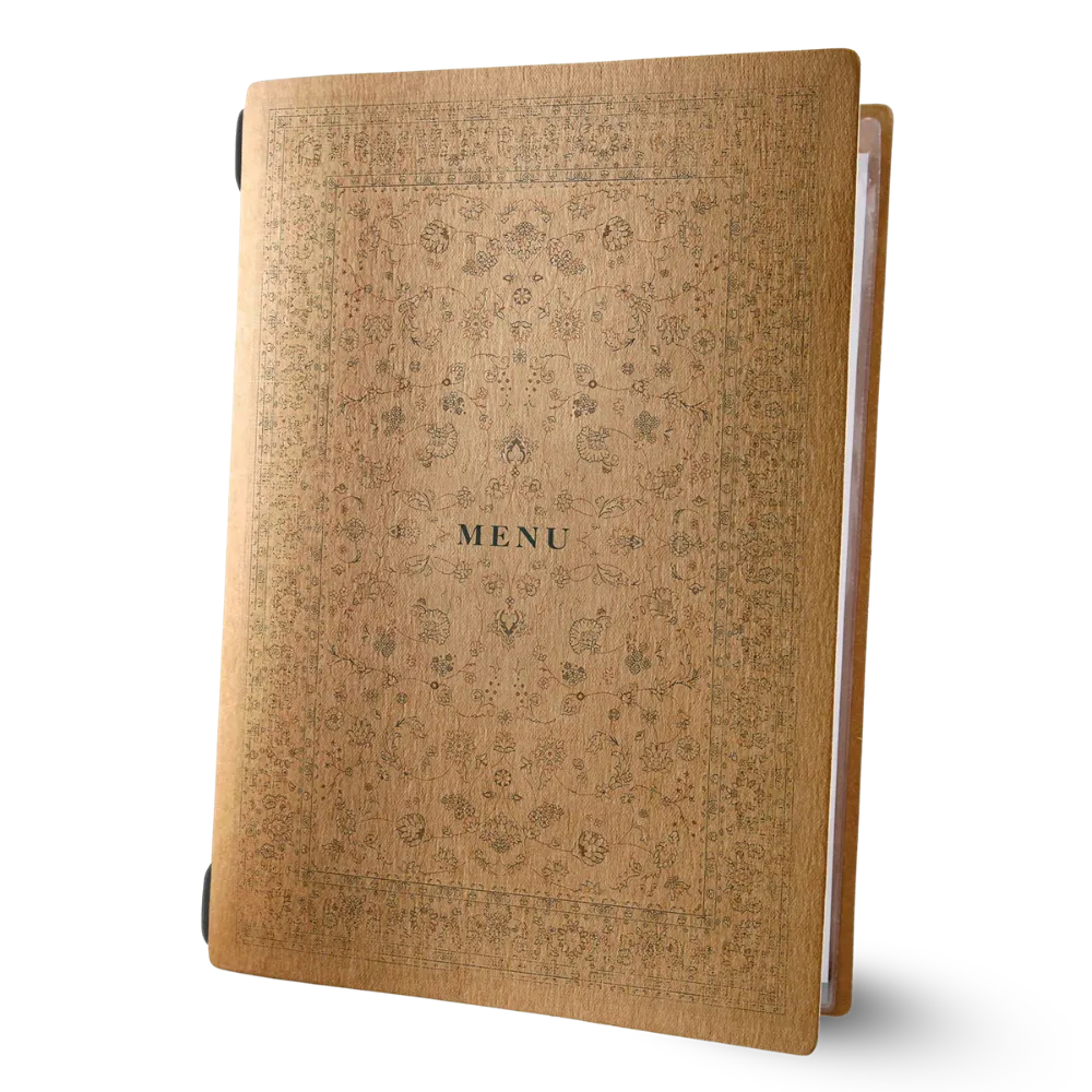 Menukaart voor restaurant, brasserie of bistro met print | 17 designs