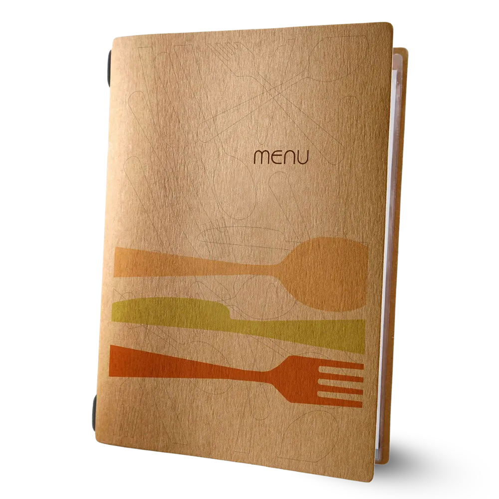 Menukaart voor restaurant, brasserie of bistro met print | 17 designs