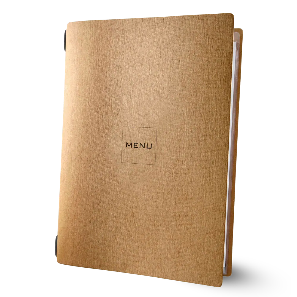 Menukaart voor restaurant, brasserie of bistro met print | 17 designs