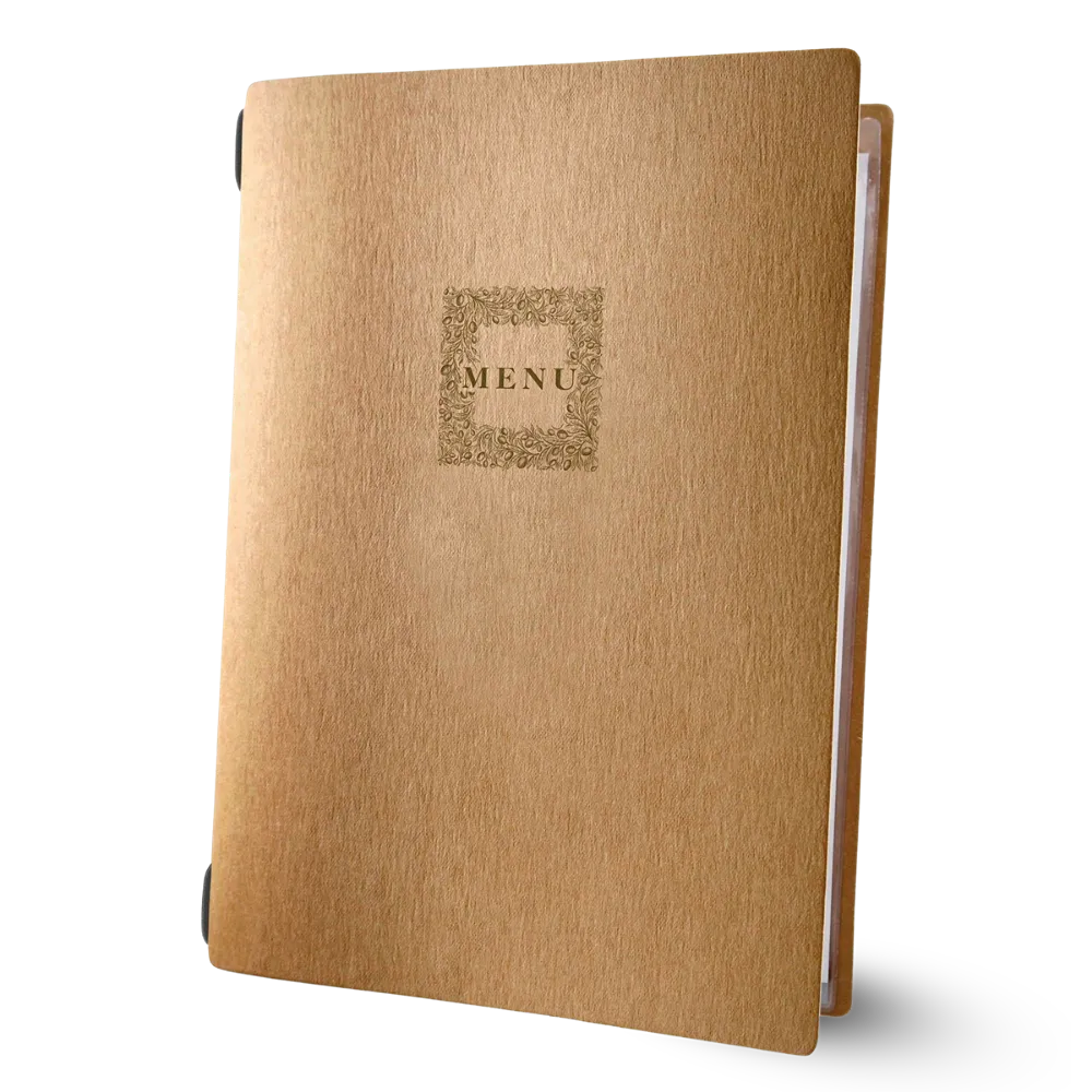 Menukaart voor restaurant, brasserie of bistro met print | 17 designs