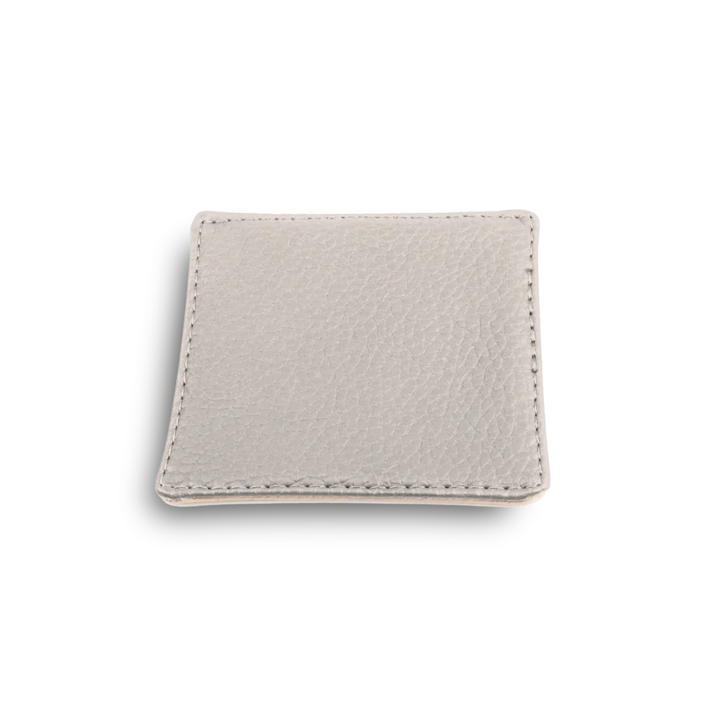 Onderzetter voor glazen - ecoleder | 10x10 cm
