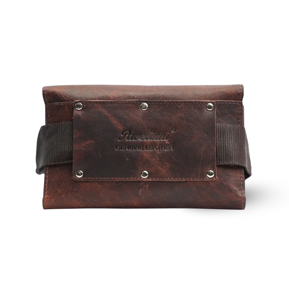 Hospitality Wallet in Buffalo Leather | Click Closure | Gladiator Line | 20x13x7 cm