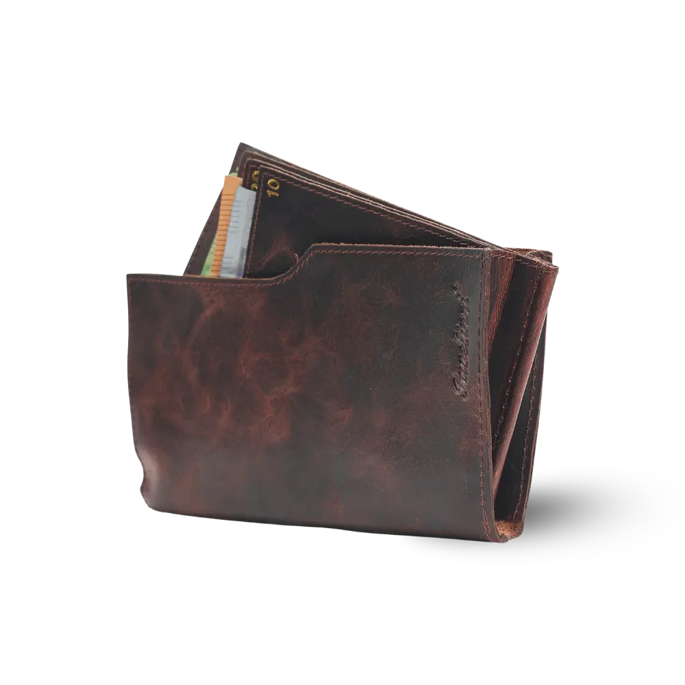 Porte-addition en cuir de buffle | Gamme Gladiator | 10.5x18x2 cm