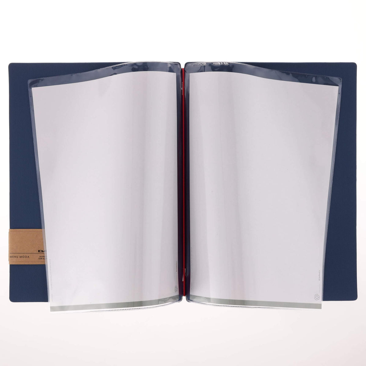 Carte de menu Traiteur en PVC avec enveloppes | 10 couleurs