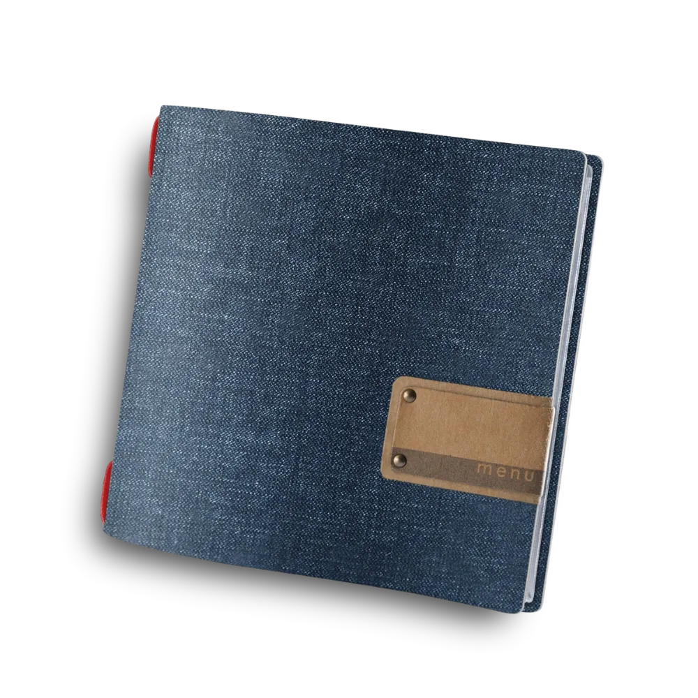 Carte de menu Traiteur en PVC avec enveloppes | 10 couleurs