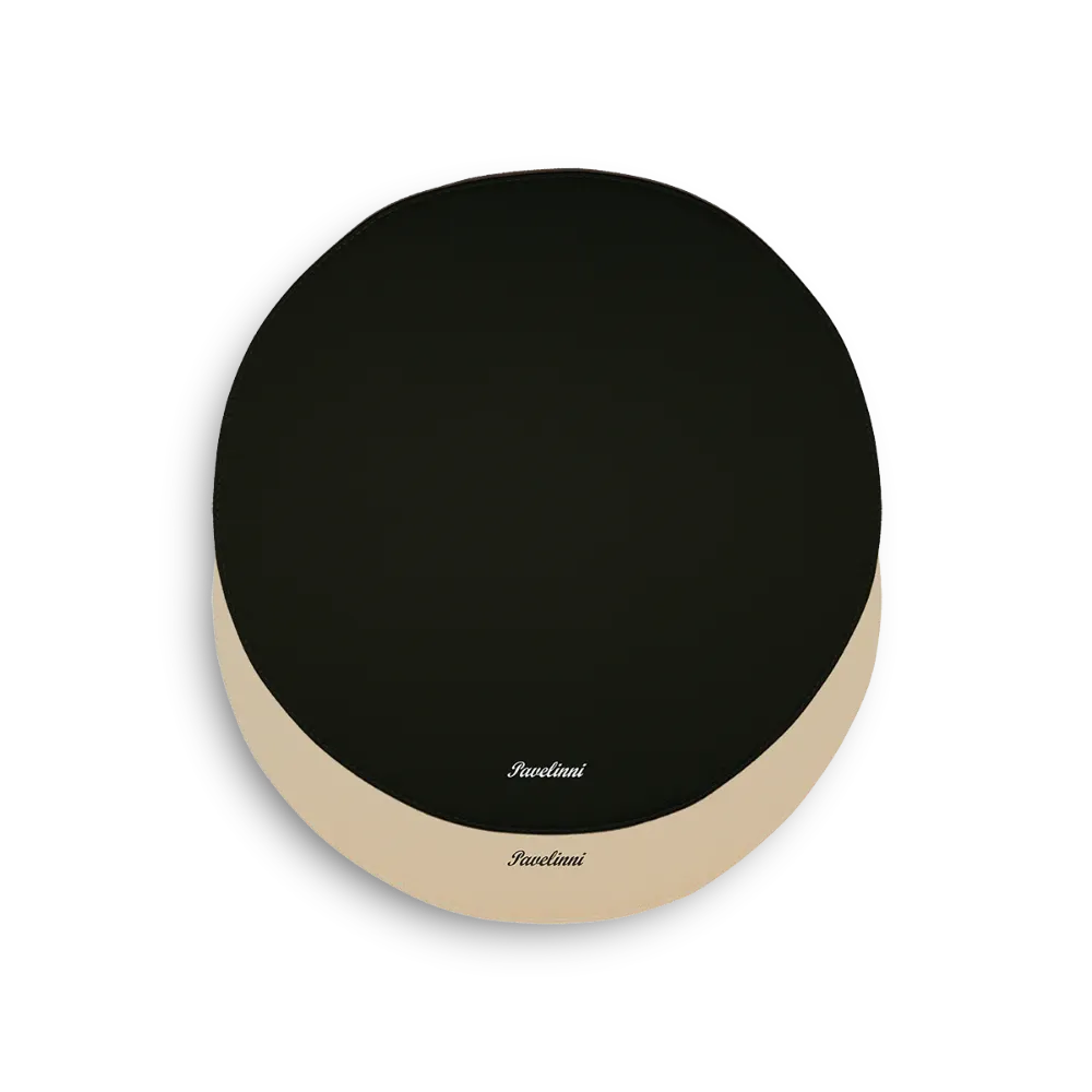 Round Placemat in eco-leather - Double-sided | SPHERE | 34 cm