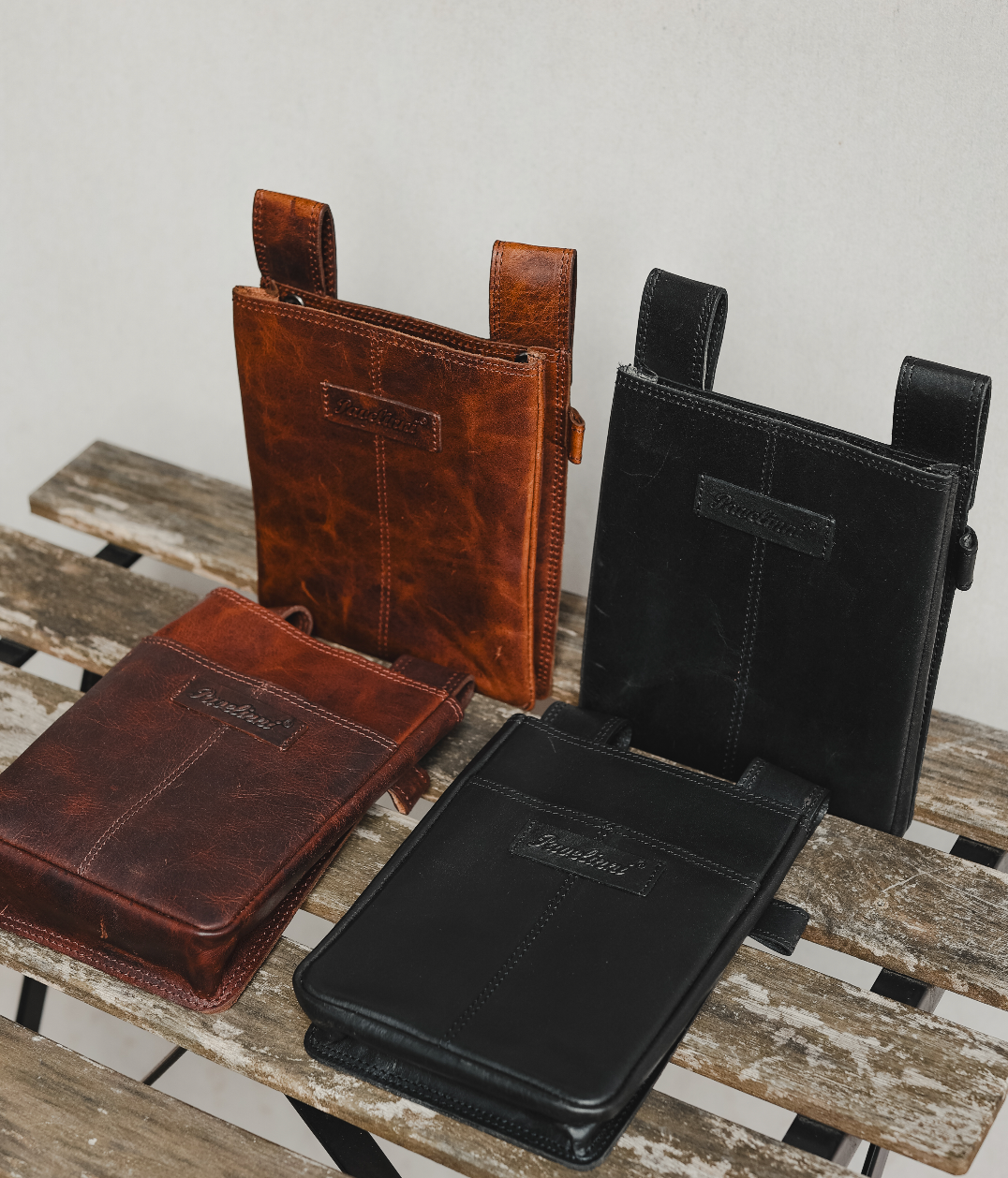 iPad mini Holder for Waiters | Leather | Gladiator Line | 14.5x17x4 cm