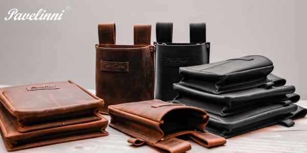 Leren horeca holsters voor pda, tablet en betaalterminal