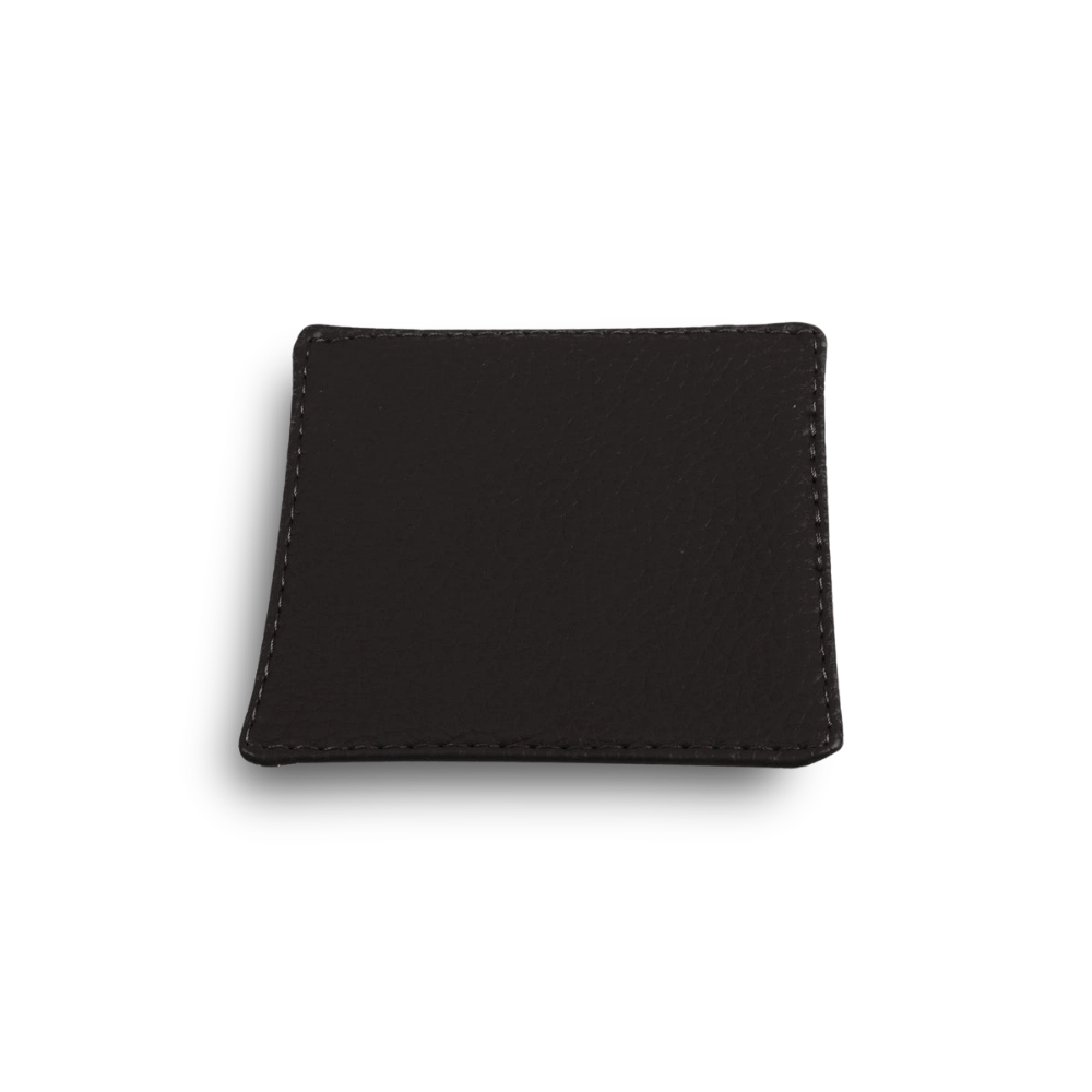 Onderzetter voor glazen - ecoleder | 10x10 cm