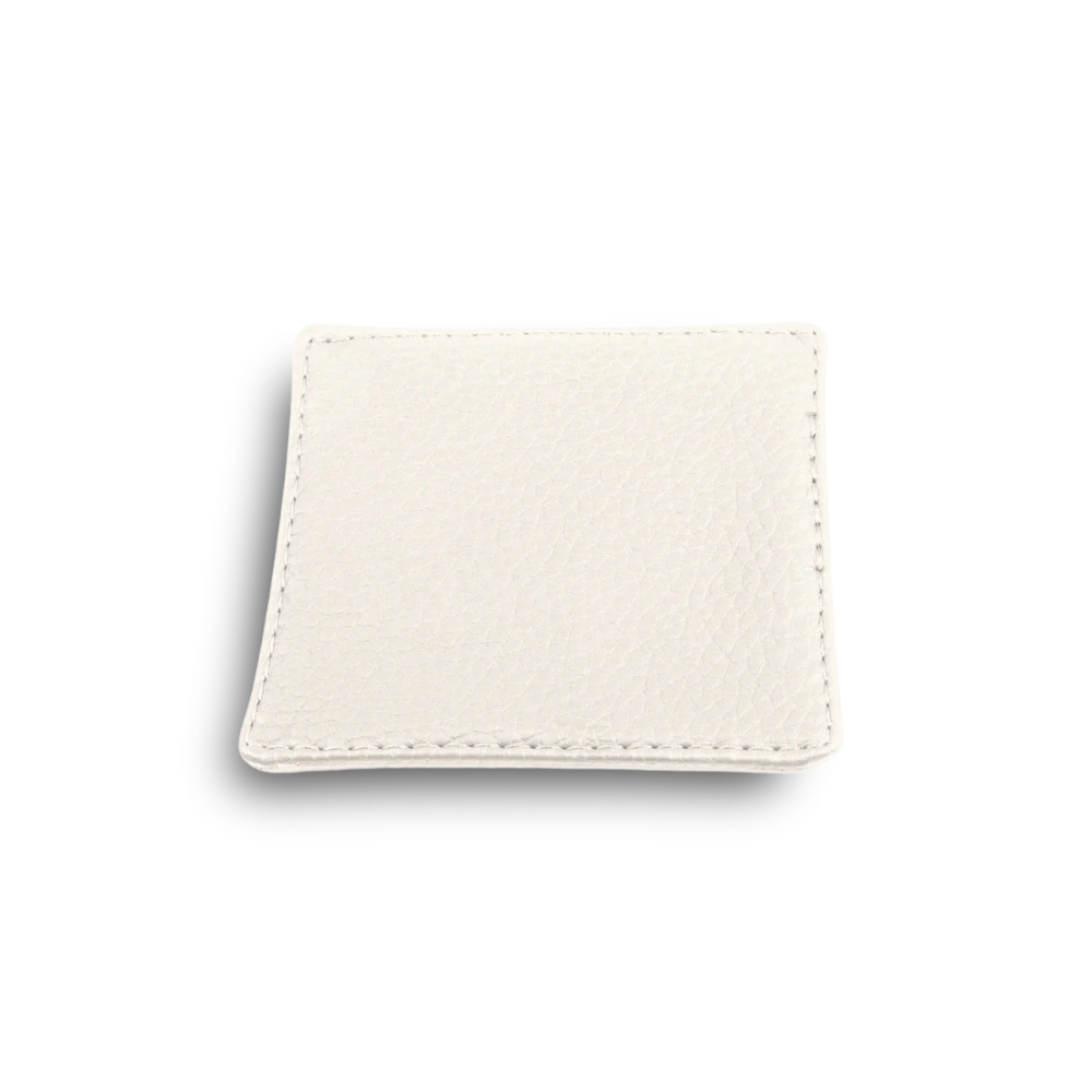 Onderzetter voor glazen - ecoleder | 10x10 cm