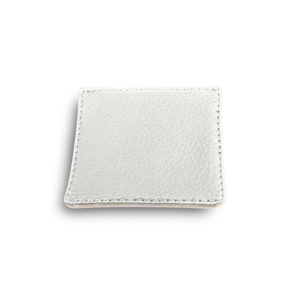 Onderzetter voor glazen - ecoleder | 10x10 cm