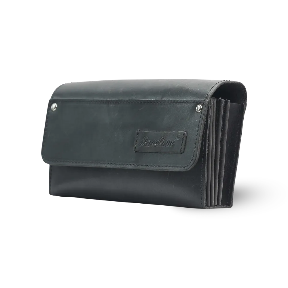 Leather Hospitality Wallet | Velcro Closure | Gladiator Line | 20x13x7 cm