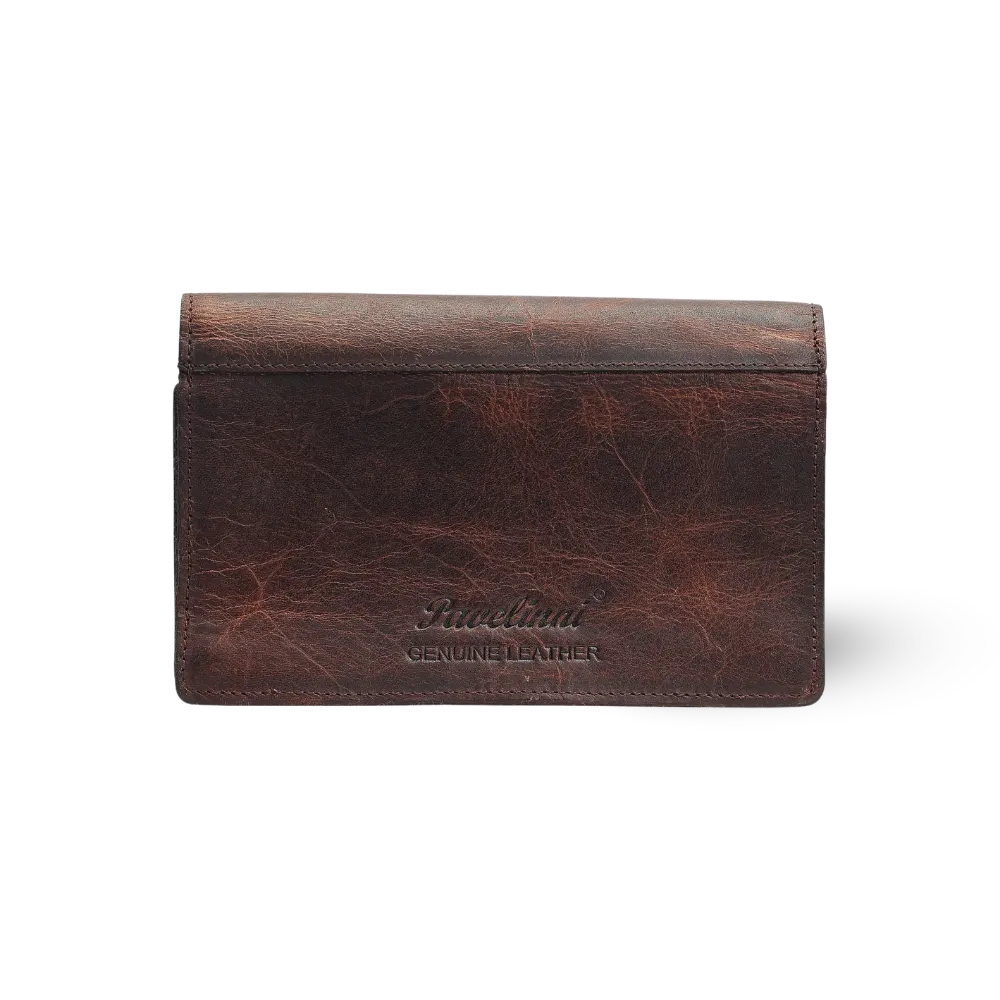Kelner portemonnee met Driepuntsluiting | Leder | Gladiator Line | 18x10x3 cm