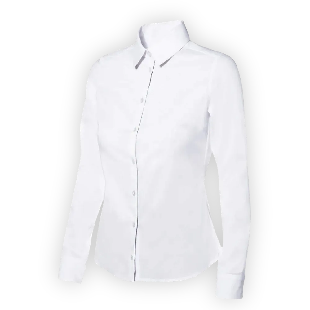 Ladies' hospitality shirt | Poplin stretch - 70% cotton