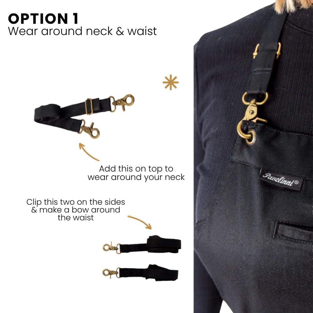 Modulaire Schort voor Holsters - Halter Crossbody - Zwart