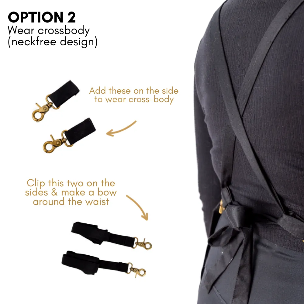 Modulaire Schort voor Holsters - Halter Crossbody - Zwart